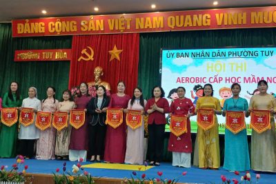 Trường Mầm non Hoà An tham gia Hội thi Aerobic mầm non cấp Phường năm 2026